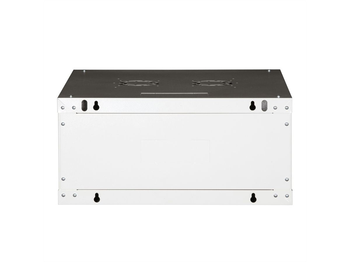 ROLINE Basic Plus – 19" Wandverteiler 4U, IP20, abschliessbar, 600 × 600 × 290 mm, lichtgrau, Stahl