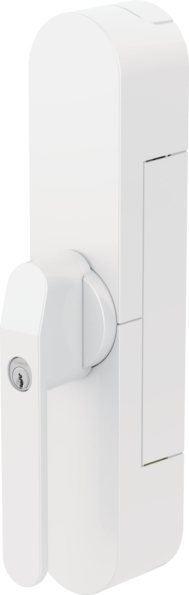 ABUS WINTECTO One FCA4100W Smart-Vorhängeschloss – BT, Batteriebetrieben (AA), Weiss, 63×92×300 mm