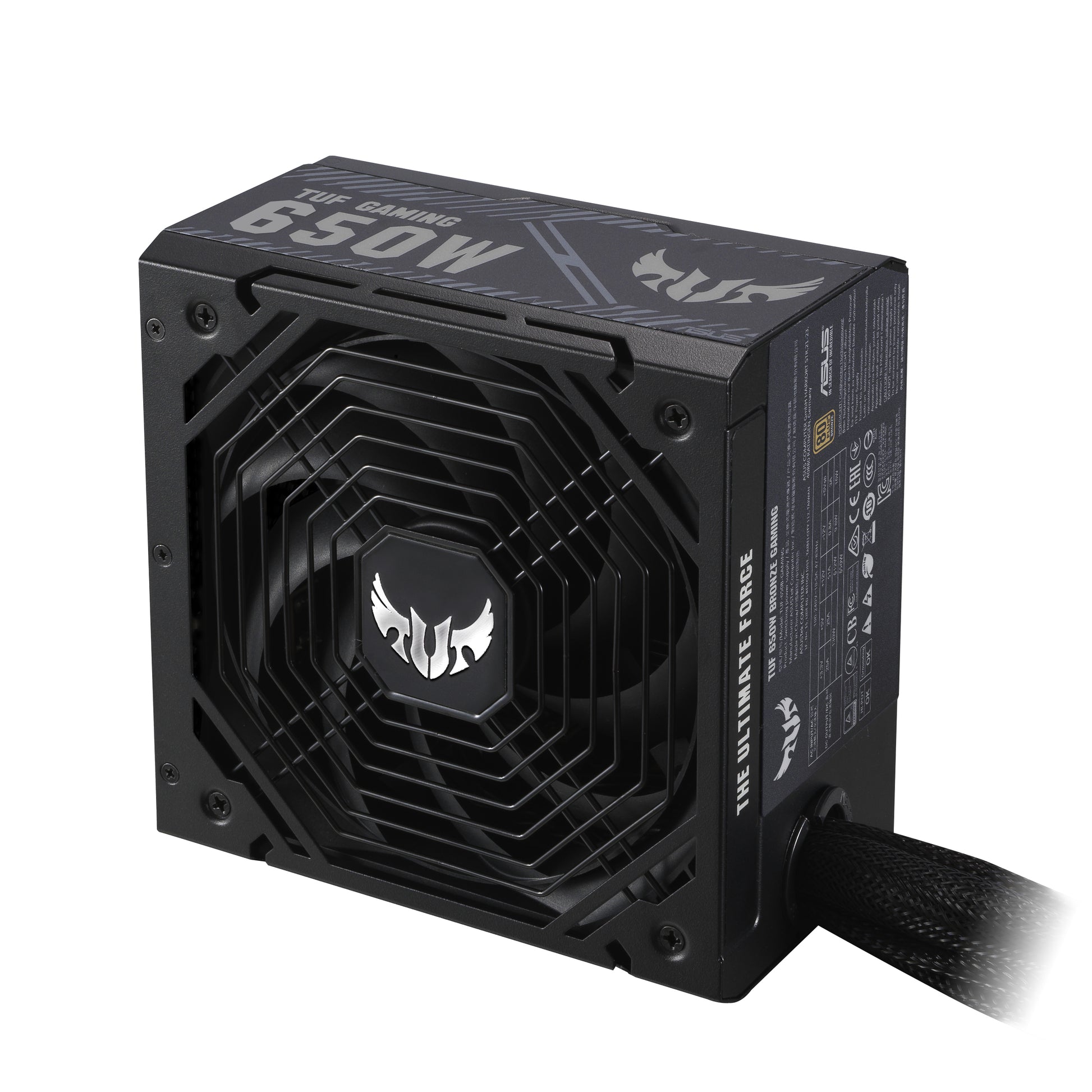 ASUS TUF Gaming 650B ATX-Netzteil 650 W 80 PLUS Bronze – Nicht-Modular – Schwarz