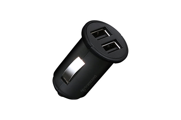 Transcend DrivePro Auto-Ladegerät 5 V/2,4 A – USB-A×2 – für DrivePro 110, DrivePro 230 und andere