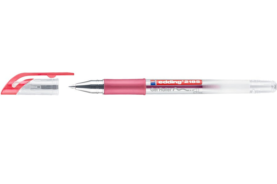 Edding Cristall Jelly 2185 Gelschreiber – Rot, Spitze 0,7 mm