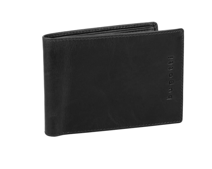 Bugatti cases Bugatti – Romano Kartenetui – RFID-Schutz – 120 × 92 × 20 mm – Leder, Schwarz – 1 Stk.