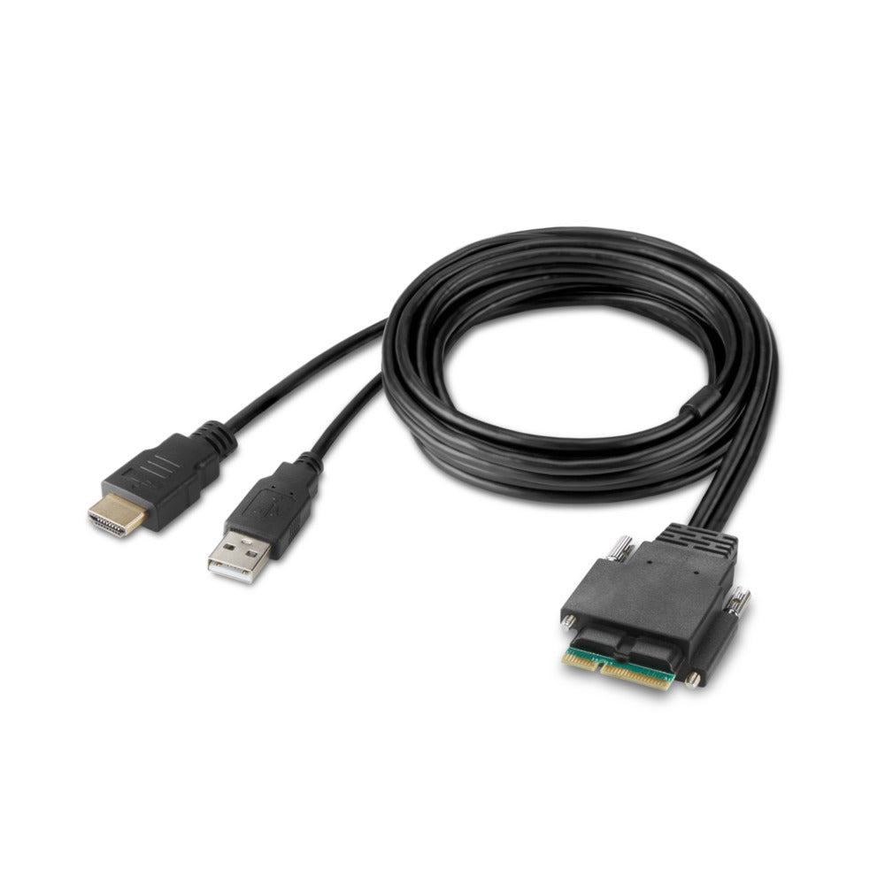 Belkin PP4.0 – KVM-Switch 2×1, HDMI, modular, sicher, mit Fernbedienung