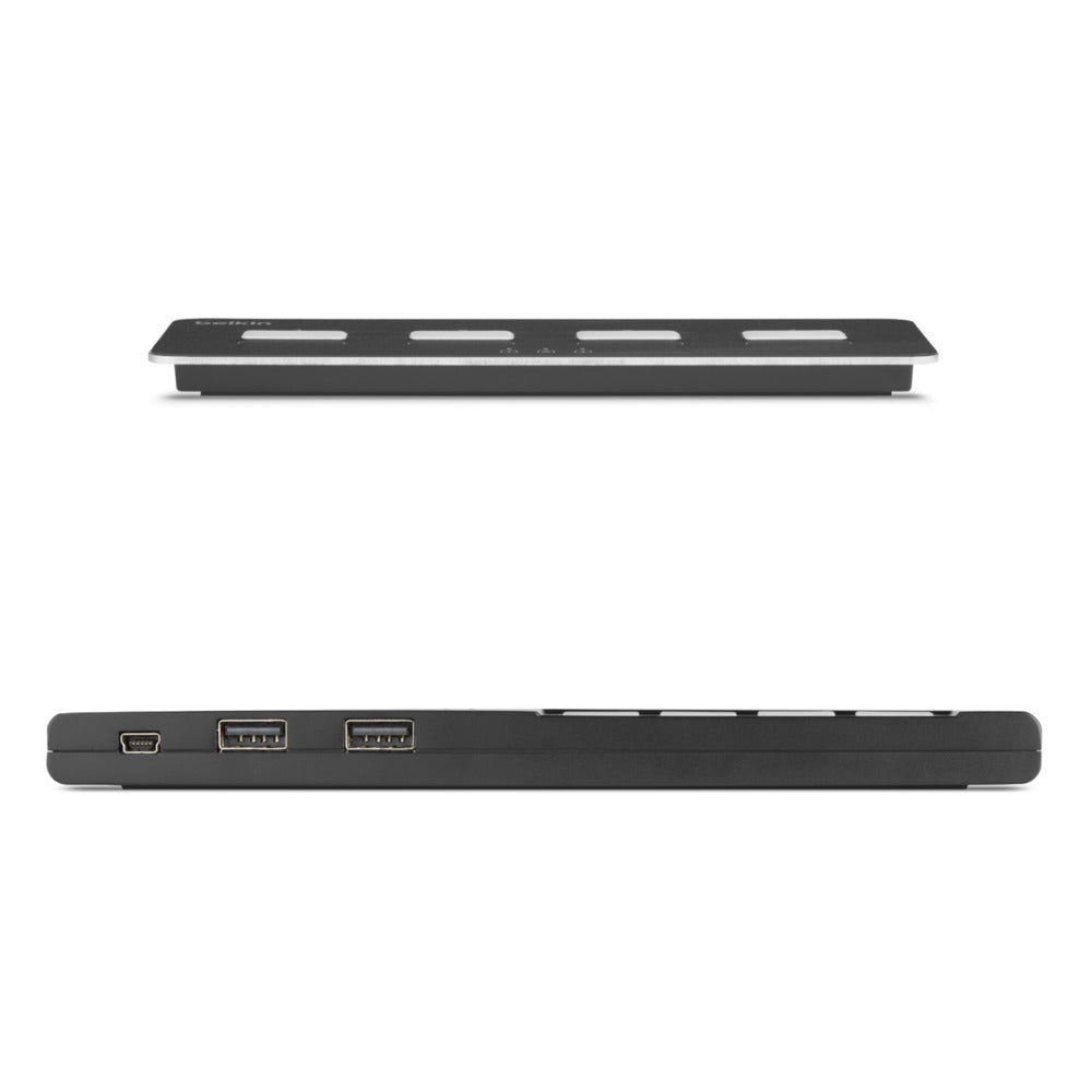 Belkin PP4.0 – KVM-Switch 4×1, Dual-Head, modular, sicher, mit Fernbedienung