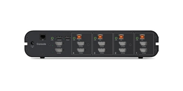 Belkin PP4.0 – KVM-Switch 4×1, DisplayPort/HDMI, Dual-Head