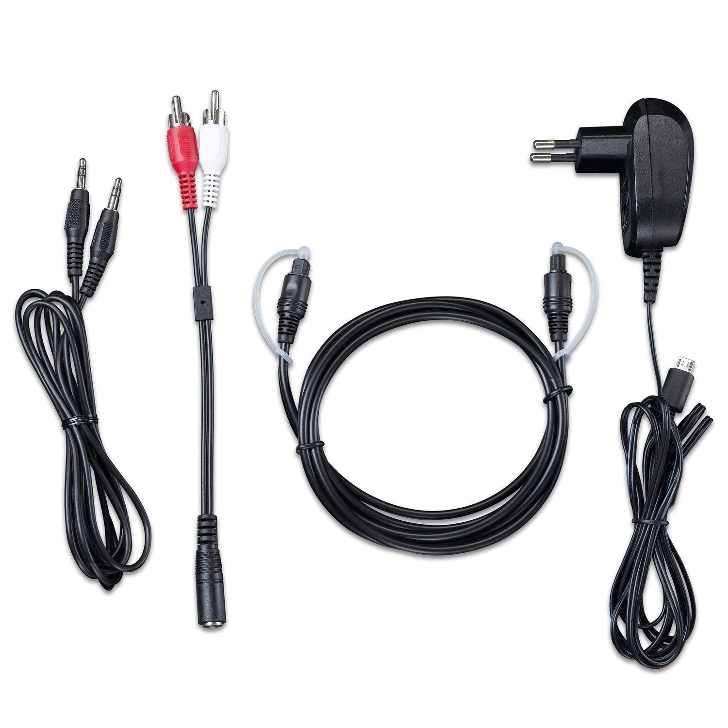 Lenco HPW-400 In-Ear Kopfhörer – Stereo, Kabel + BT, Schwarz