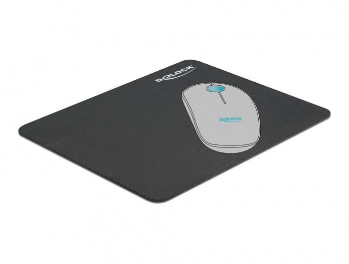 DeLOCK Mauspad – 220 × 180 mm, Schwarz