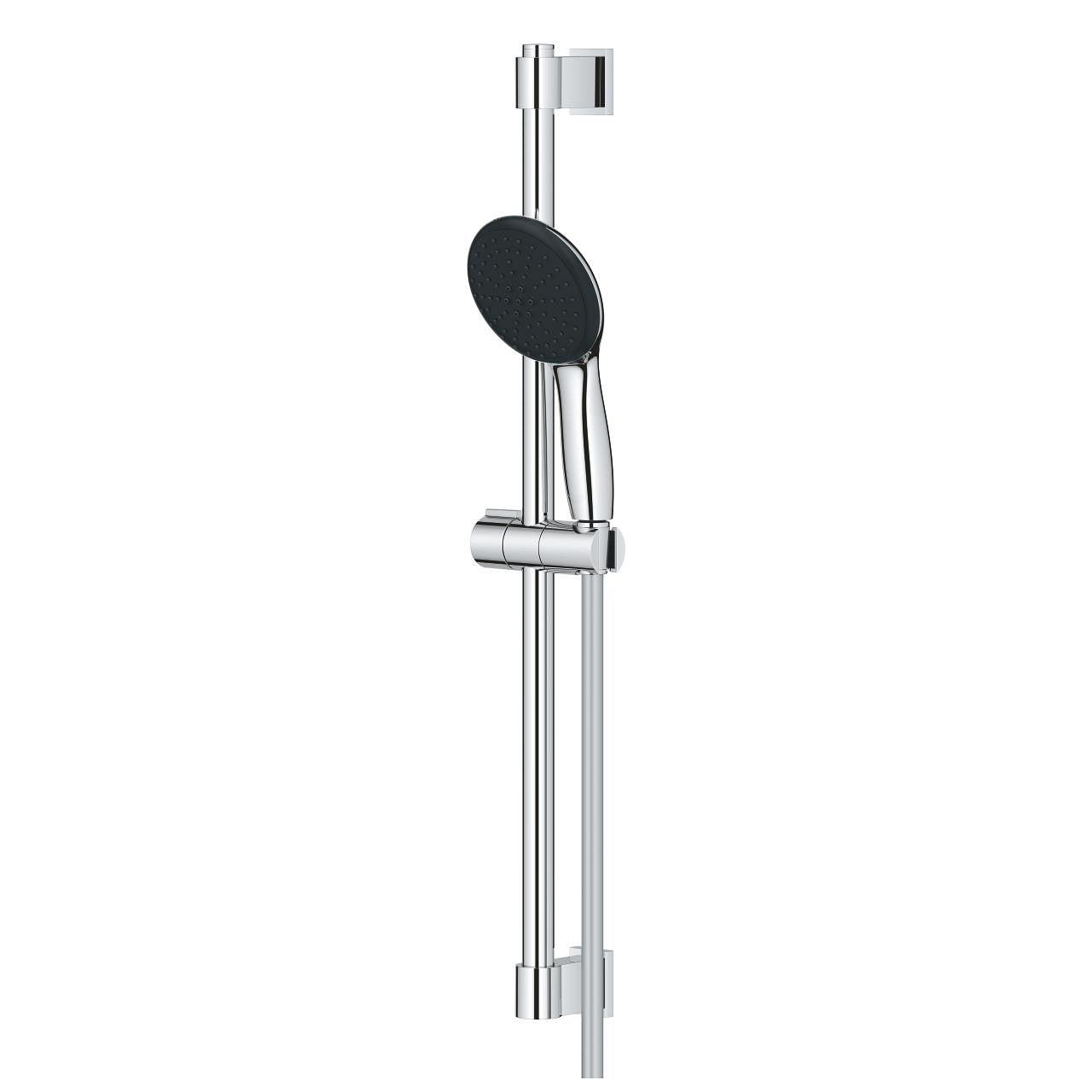 GROHE Duschsystem Vitalio Start – Schlauch 1,75 m, Metall, 2 Strahlarten, Chrom