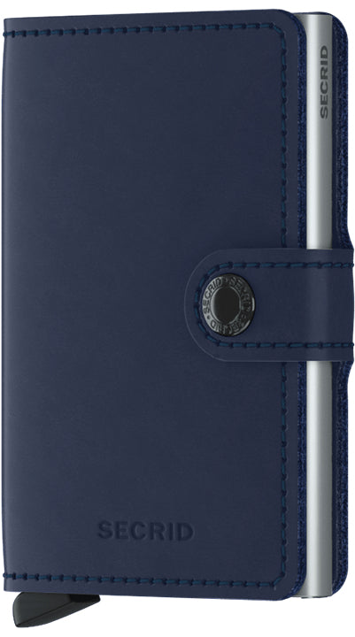 Secrid Miniwallet (Brieftasche) – RFID-Schutz, Slider-Verschluss – 4–6 Karten – Navy