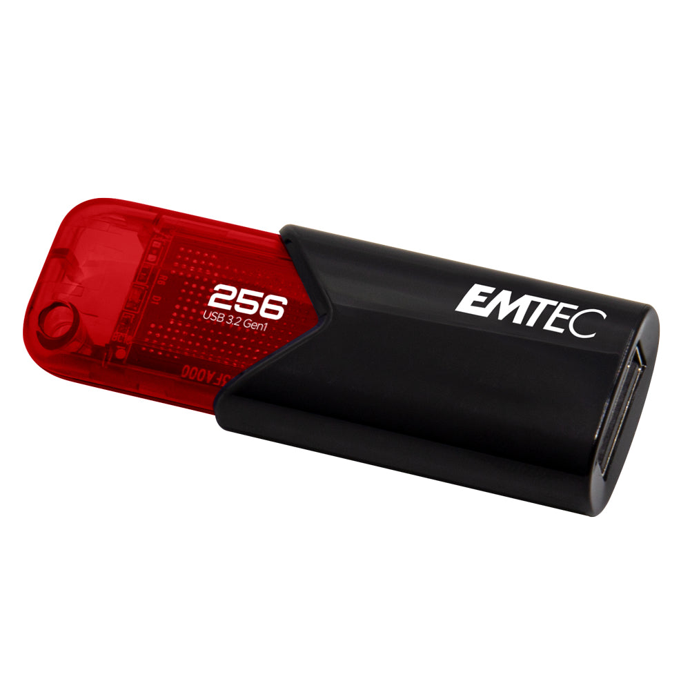 Emtec B110 Click Easy USB-Stick – 256 GB, USB 3.2, rot