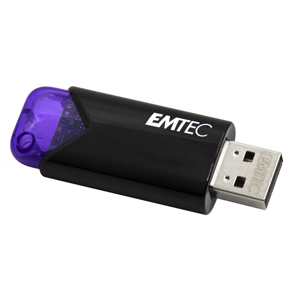 Emtec B110 Click Easy USB-Stick – 128 GB, USB 3.2, violett