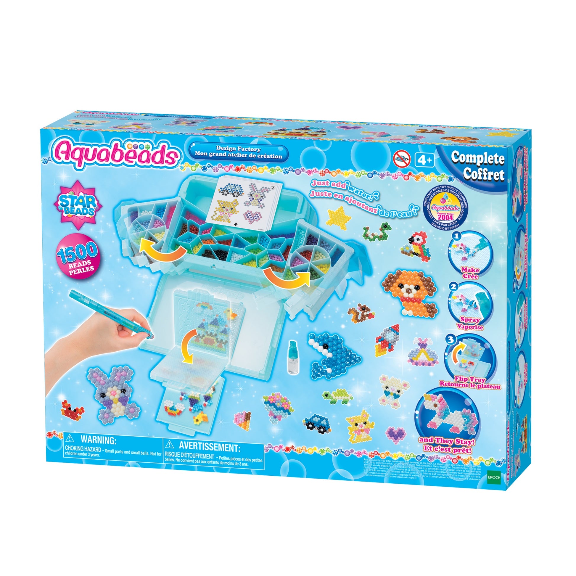 Aquabeads Designfabrik – Perlen-Set – ab 4 Jahren