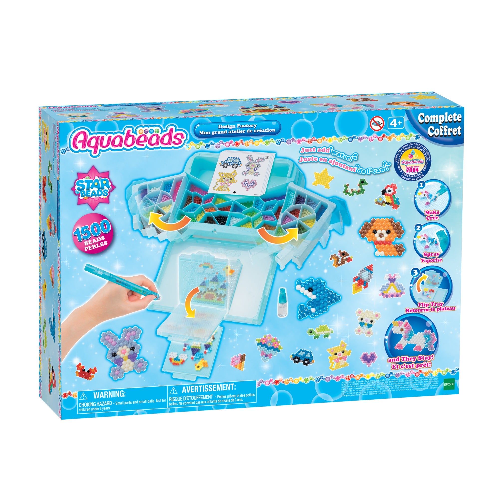 Aquabeads Designfabrik – Perlen-Set – ab 4 Jahren