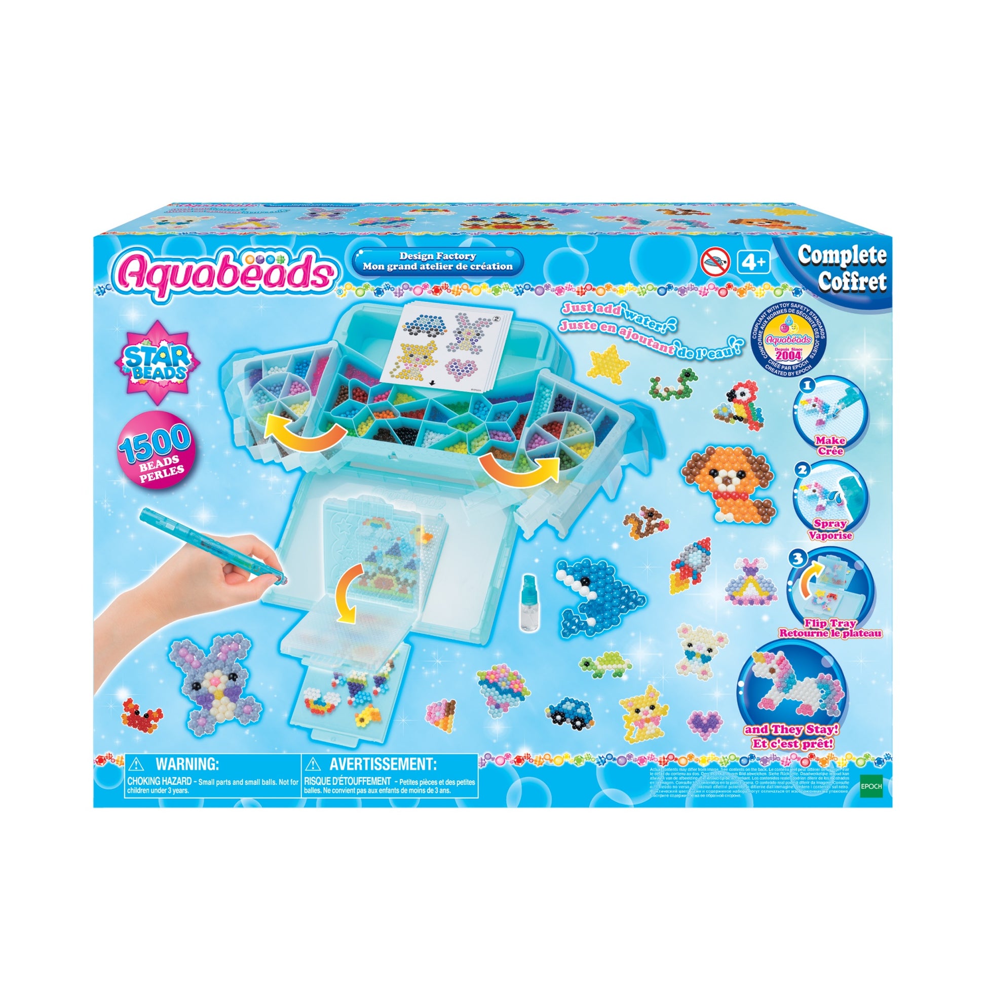 Aquabeads Designfabrik – Perlen-Set – ab 4 Jahren