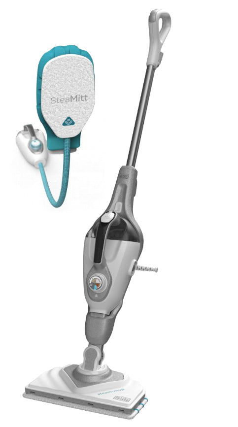 Black & Decker BLACK+DECKER Dampfbesen – 500 ml, grau, für Gartenmöbel