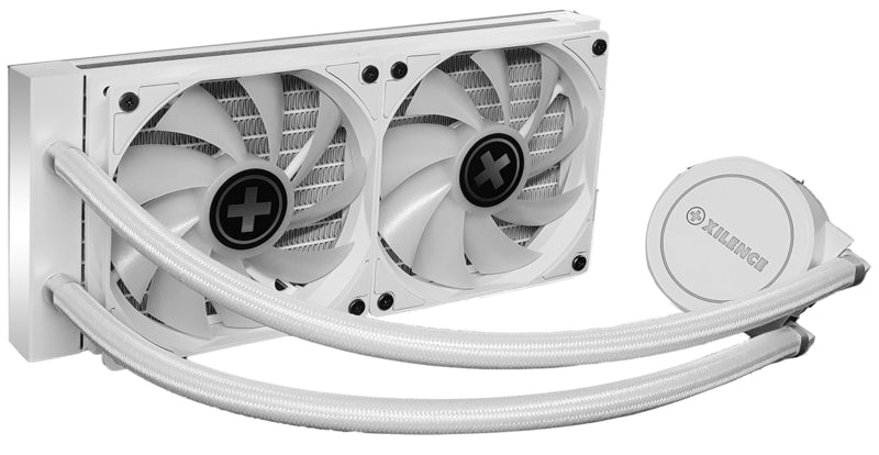 Xilence LQ240.W.ARGB – All-in-One Wasserkühlung – 240 mm, 2×120 mm, ARGB, 300 W, für AM5/AM4/LGA1700 und andere