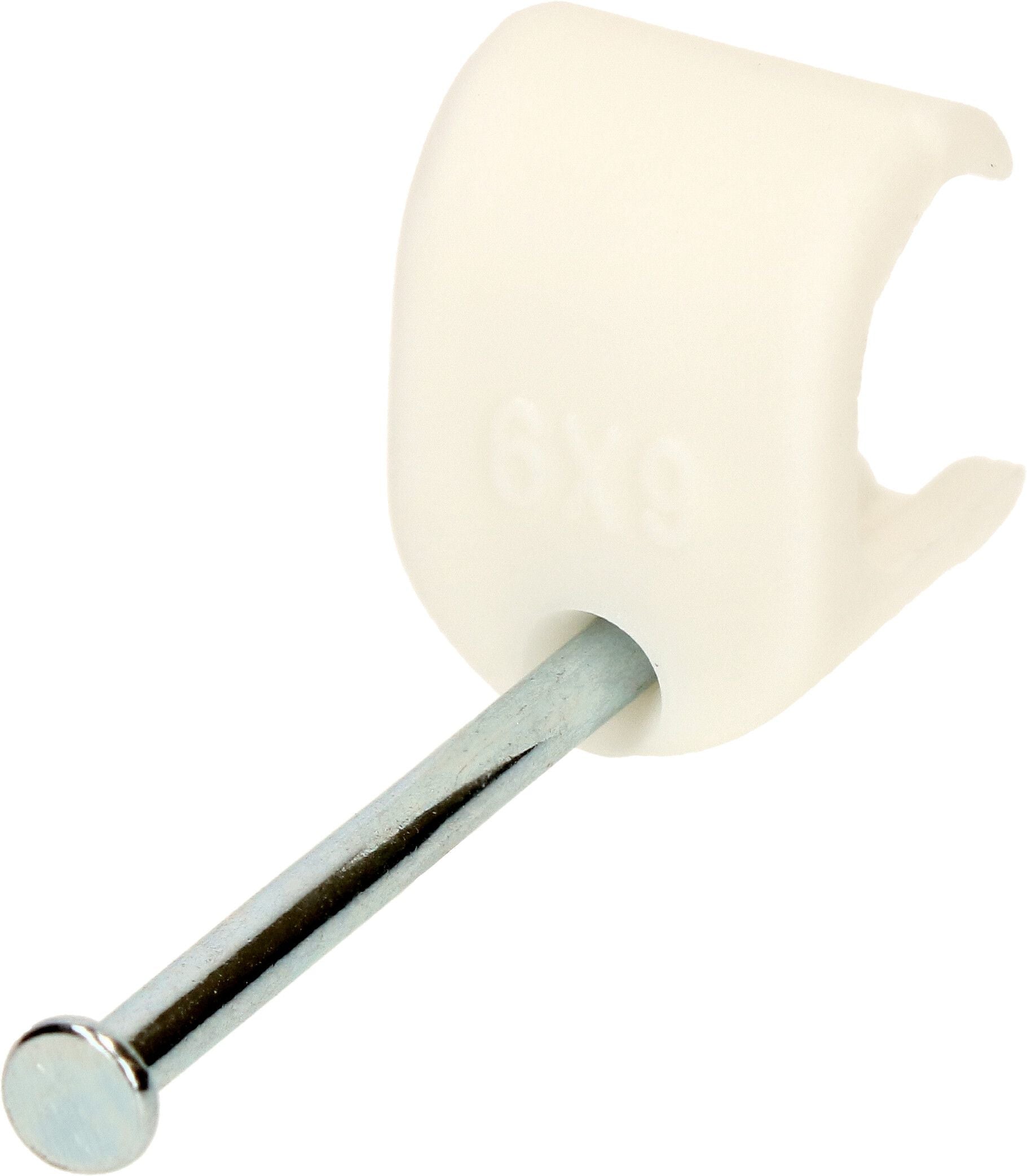 Max Hauri AG Max Hauri Kabelbinder, 25×12 mm, 100er-Pack, Polypropylen (PP) – weiss