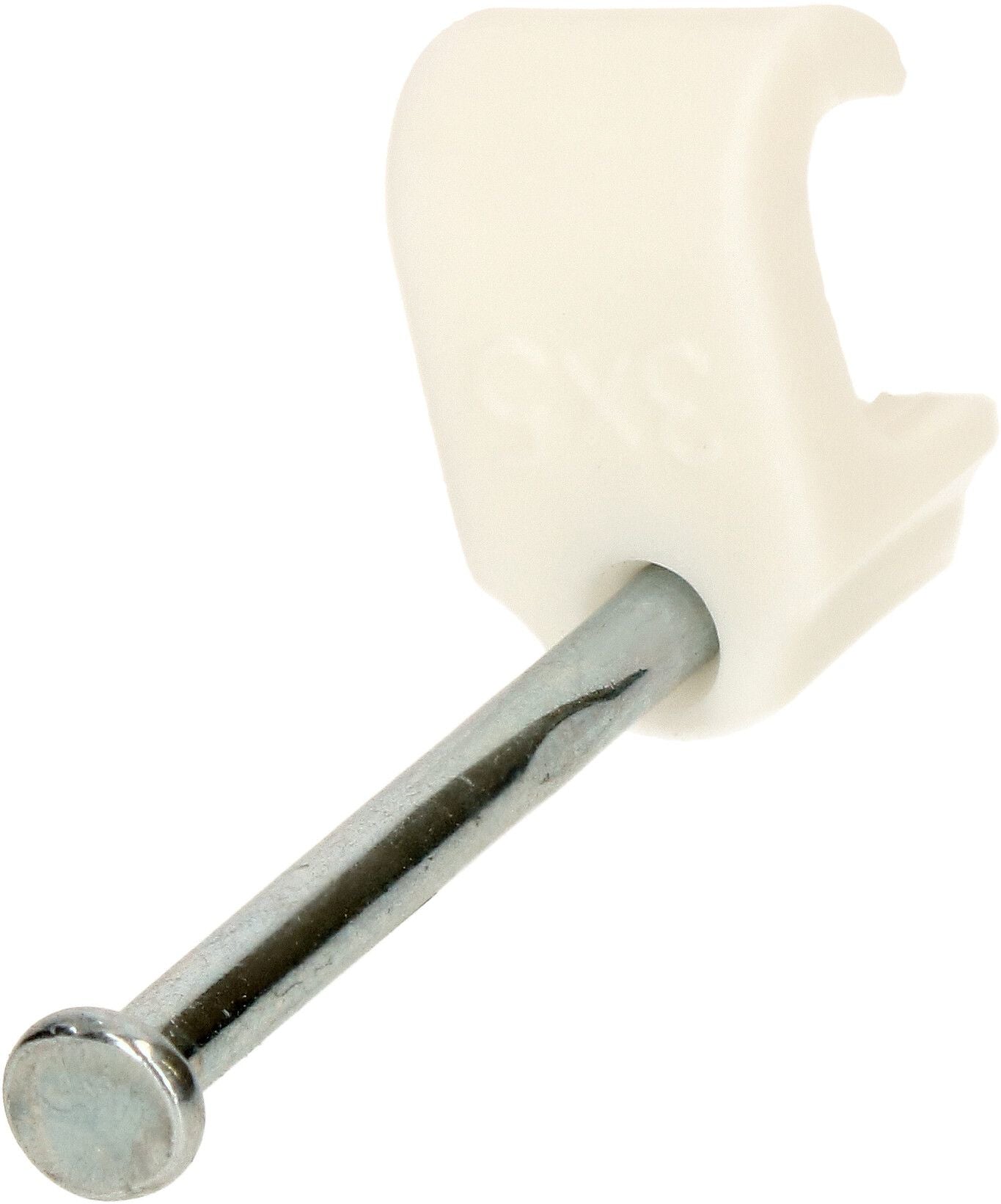 Max Hauri AG Max Hauri Kabelbinder, 20×10×3 mm, 100er-Pack – für Flachkabel 3–5 mm – weiss