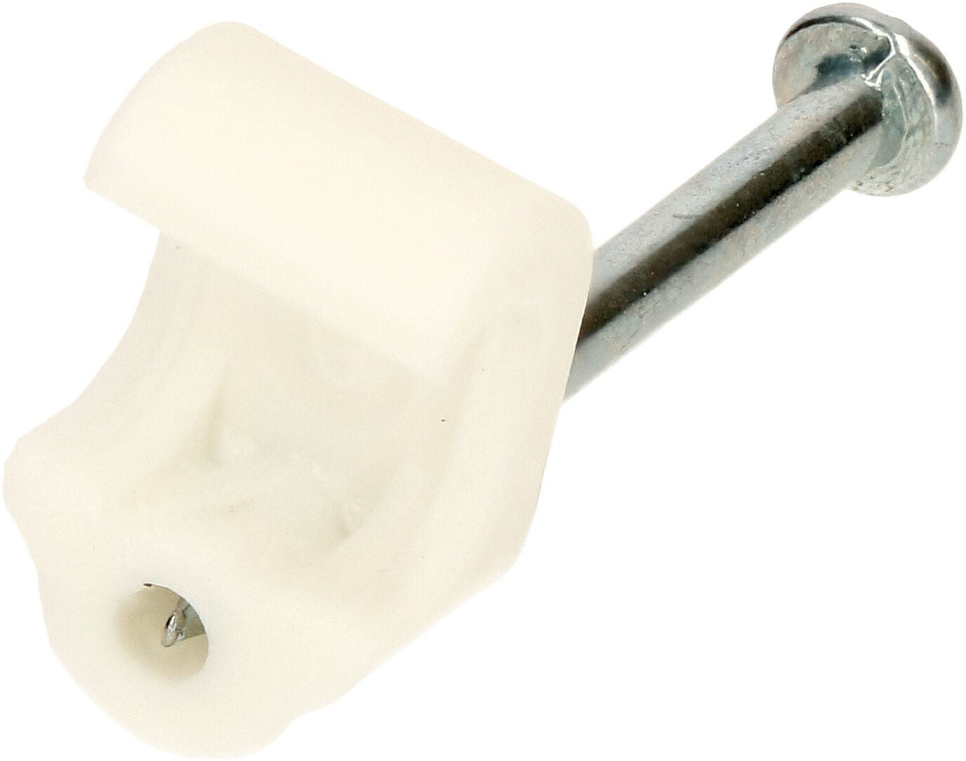 Max Hauri AG Max Hauri Kabelbinder, 20×10×3 mm, 100er-Pack – für Flachkabel 3–5 mm – weiss