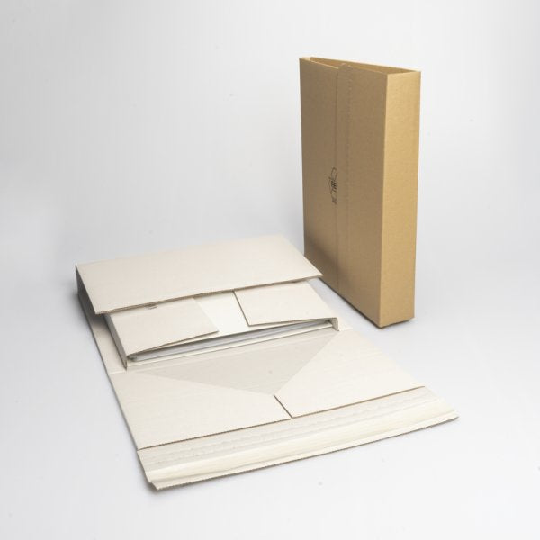 Antalis Versandkarton – 325 × 290 × 80 mm, selbstklebend, Aufreissband, weiss