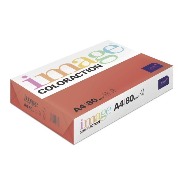 Image Coloraction Farbiges Kopierpapier Rot – A4, 80 g/m², 2'500 Blatt