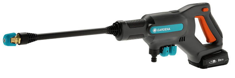 Gardena Akku-Mitteldruckreiniger AquaClean 24/18V P4A – 24 bar – schwarz