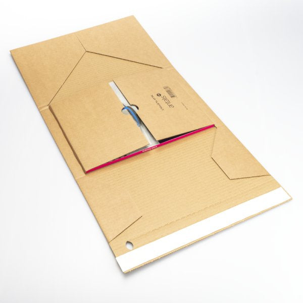 Antalis Versandkarton – 245 × 165 × 60 mm, selbstklebend, Aufreissband, braun