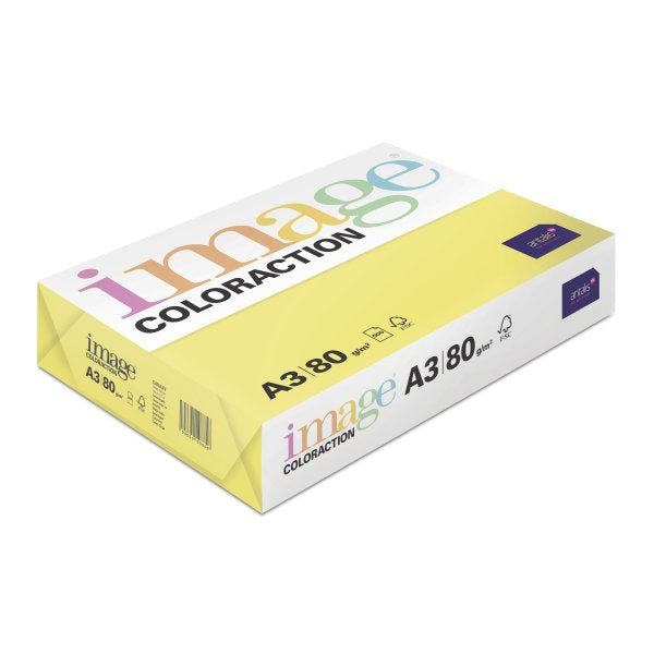 Image Coloraction Farbiges Kopierpapier Gelb – A4, 80 g/m², 2'500 Blatt
