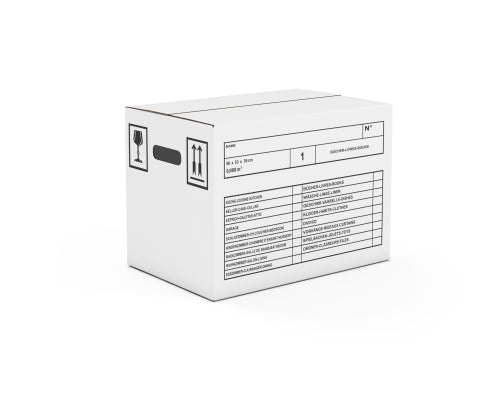 Versandkarton – 500 × 330 × 360 mm, 2-wellig, braun – 10 Stk.