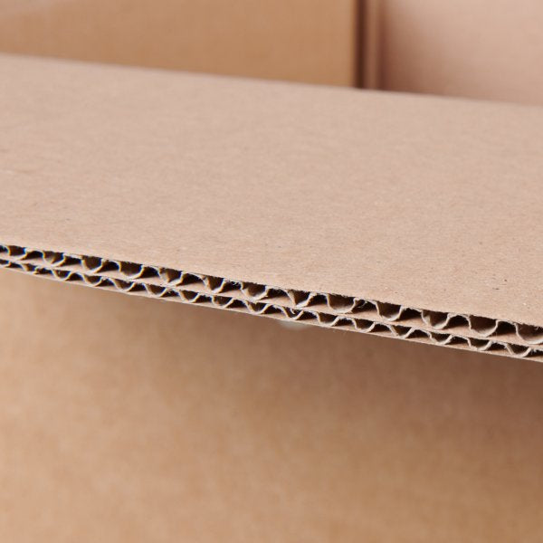 Versandkarton – 590 × 500 × 385 mm, 2-wellig, braun – 10 Stk.