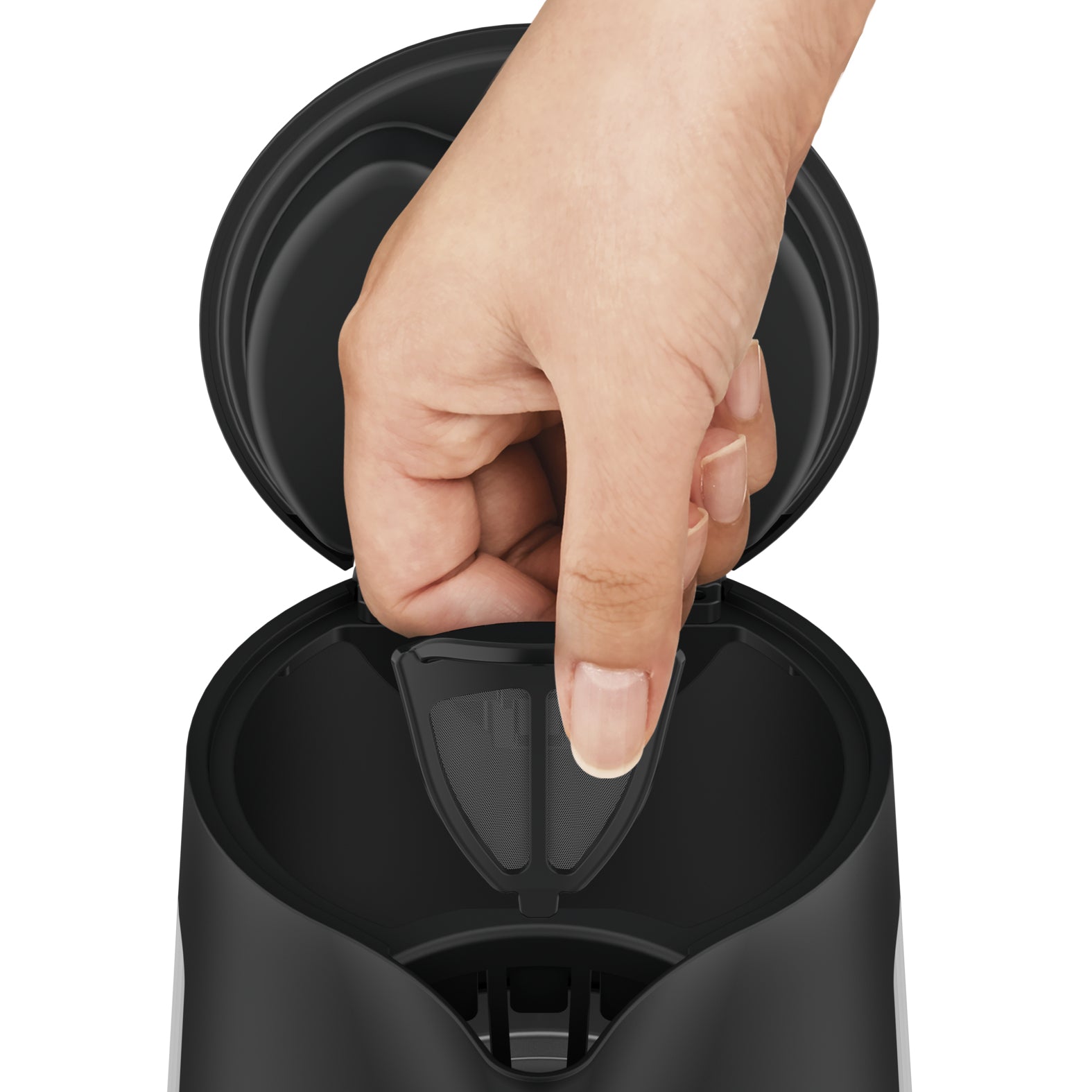 Tefal Includeo KI5338 – Wasserkocher 1 l, 2400 W, Kunststoff, Schwarz