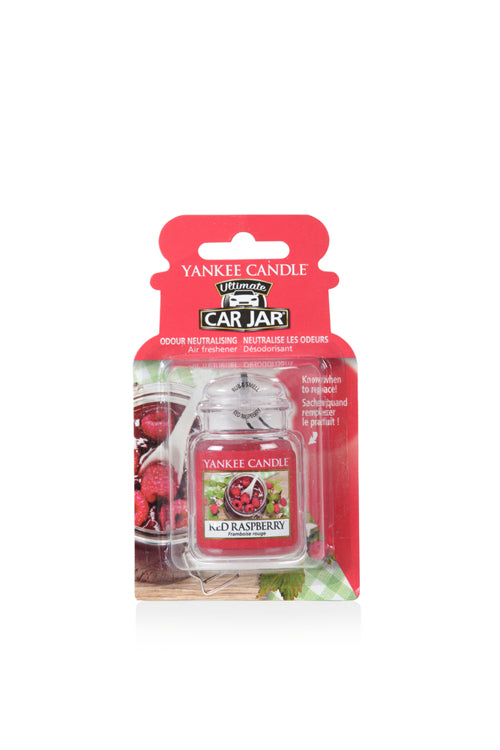 Yankee Candle Red Raspberry – Auto-Lufterfrischer Dose, 28 Tage