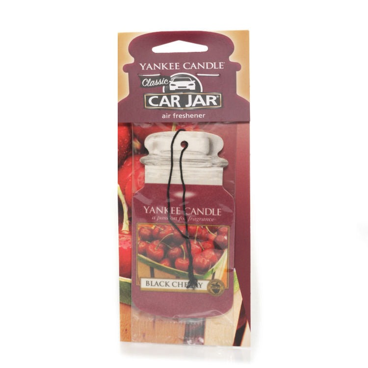 Yankee Candle Black Cherry – Auto-Lufterfrischer Anhänger, 28 Tage