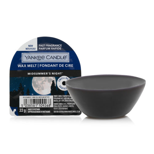Yankee Candle Midsummer's Night – Duftwachsplättchen, 1 Stück, 22 g, Ø 7 × 3 cm, Schwarz