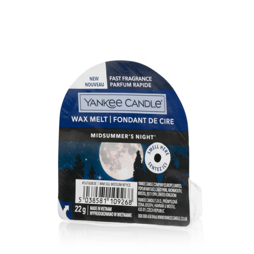 Yankee Candle Midsummer's Night – Duftwachsplättchen, 1 Stück, 22 g, Ø 7 × 3 cm, Schwarz
