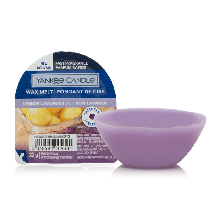 Yankee Candle Lemon Lavender – Duftwachsplättchen, 1 Stück, Ø 7 × 3 cm