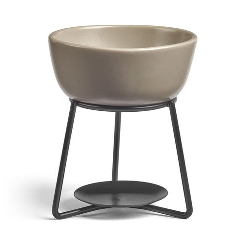 Yankee Candle Duftlampe, beige, schwarz, Ø 10 × 12,3 cm