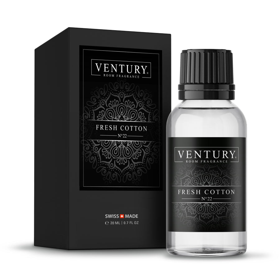 Ventury Fresh Cotton Nr. 22 – Duftöl, 20 ml, für Ventury Stream Lux