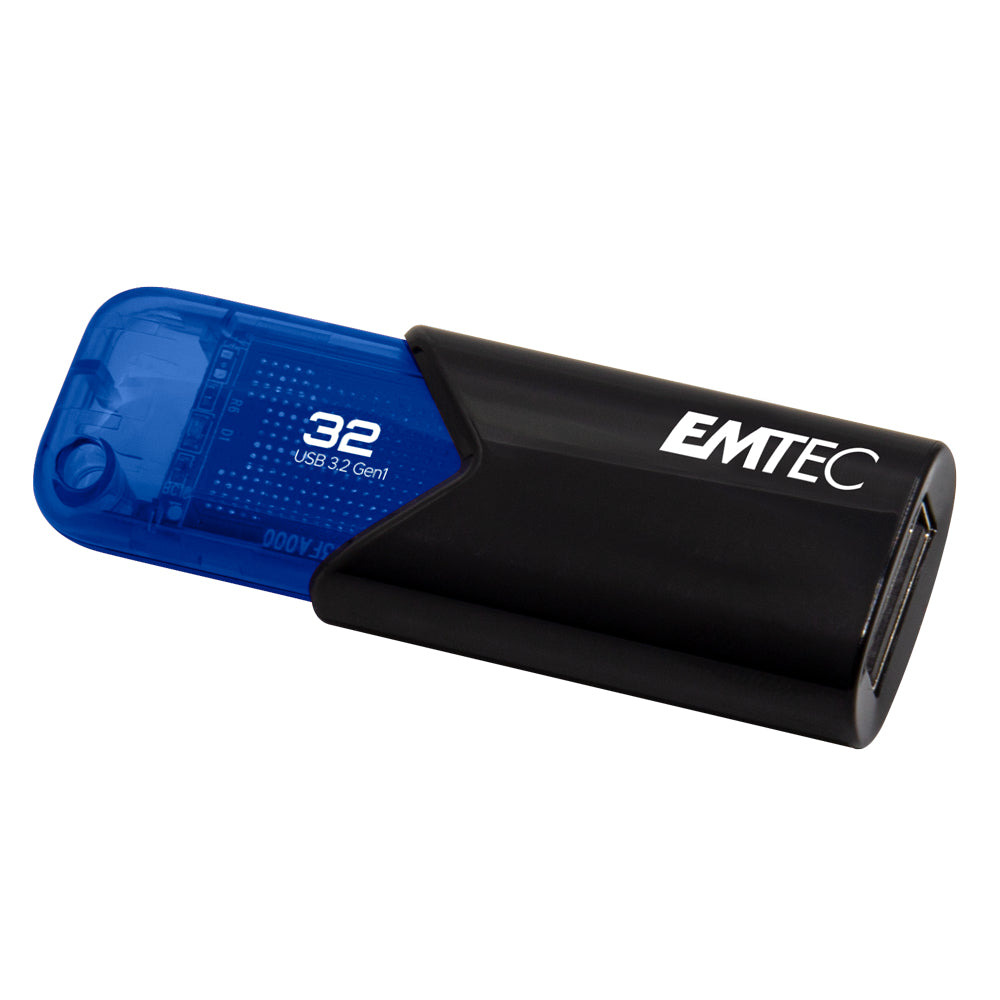 Emtec B110 Click Easy USB-Stick – 32 GB, USB 3.2, recyceltes Gehäuse