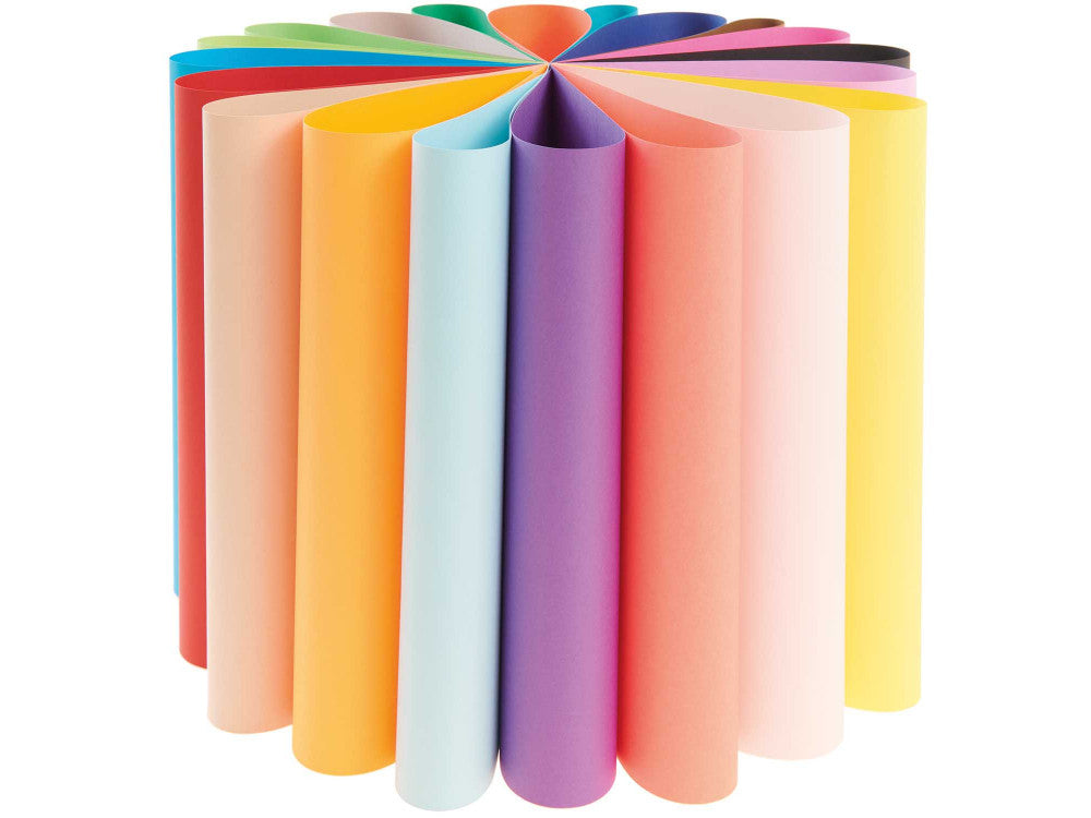 Rico Design Bastelpapier – A3, mehrfarbig, 160 g/m² – 20 Blatt, Kunstpapier, FSC