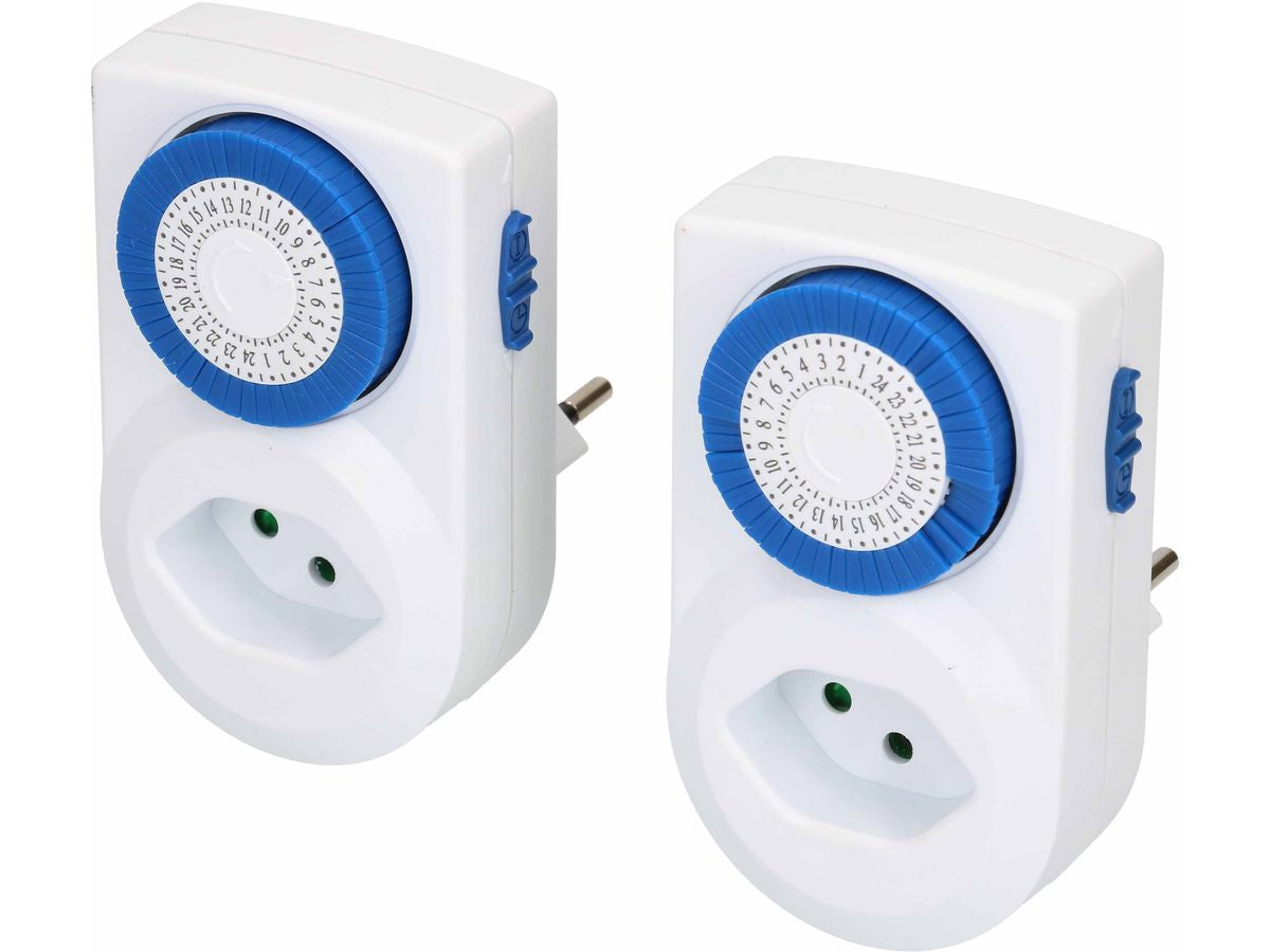 Max Hauri AG Max Hauri Zeitschaltuhr (DIN-Schiene) – mechanisch, 24 h, IP20, 230 V – Weiss – 131845