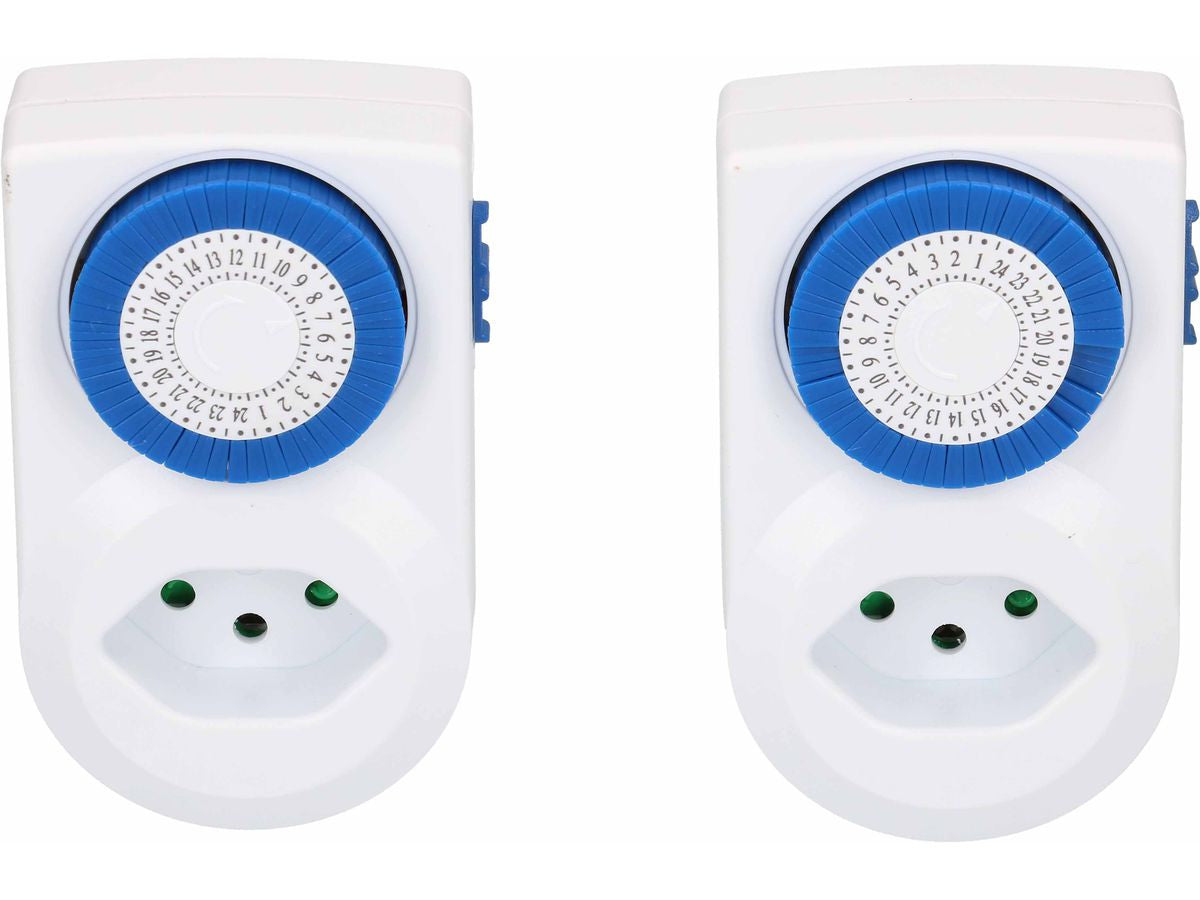 Max Hauri AG Max Hauri Zeitschaltuhr (DIN-Schiene) – mechanisch, 24 h, IP20, 230 V – Weiss – 131845
