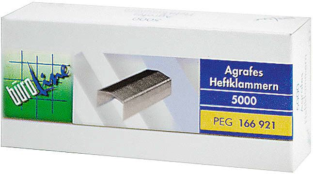 Buroline Büroline Heftklammern – B8, 6 mm, 5'000 Stück