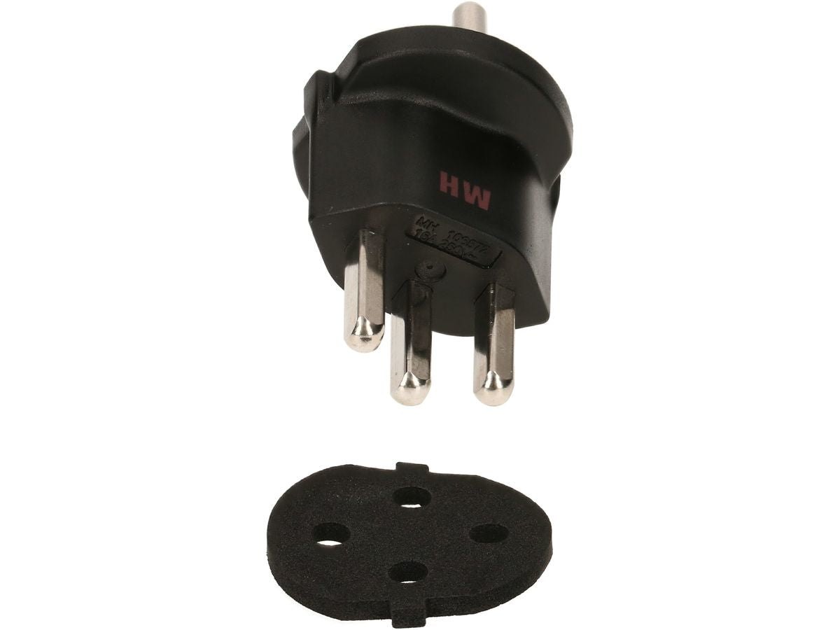 Max Hauri AG Max Hauri Adapterkabel, Schuko–T23, IP44 – schwarz