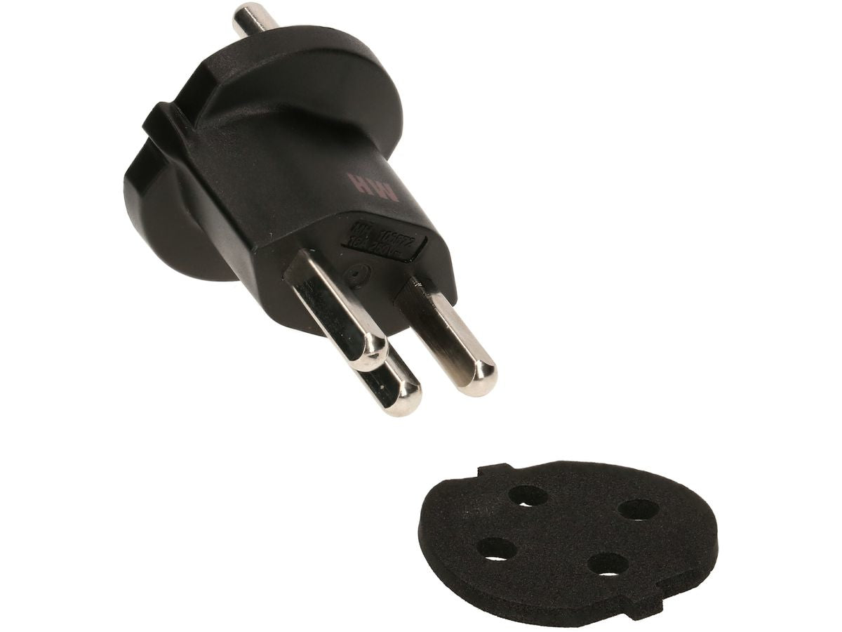 Max Hauri AG Max Hauri Adapterkabel, Schuko–T23, IP44 – schwarz