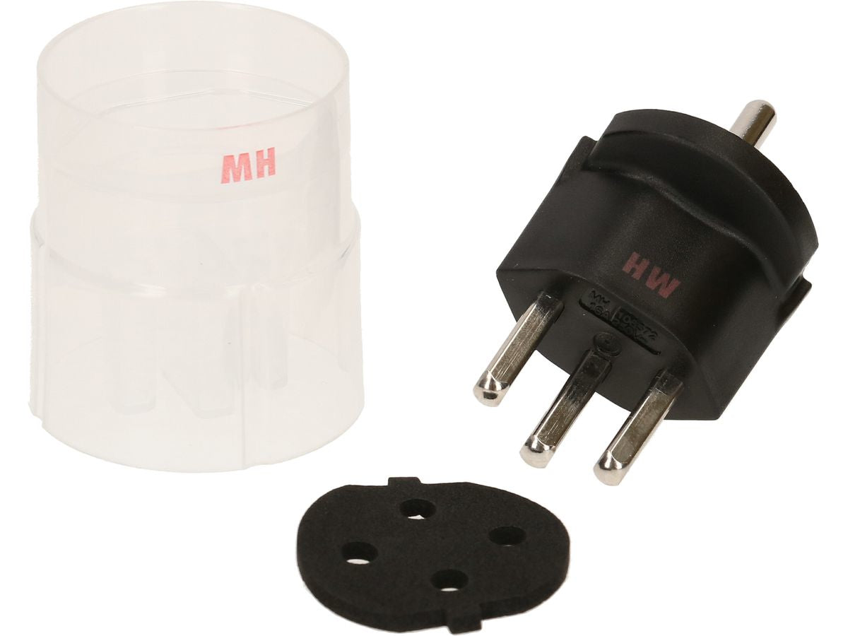 Max Hauri AG Max Hauri Adapterkabel, Schuko–T23, IP44 – schwarz