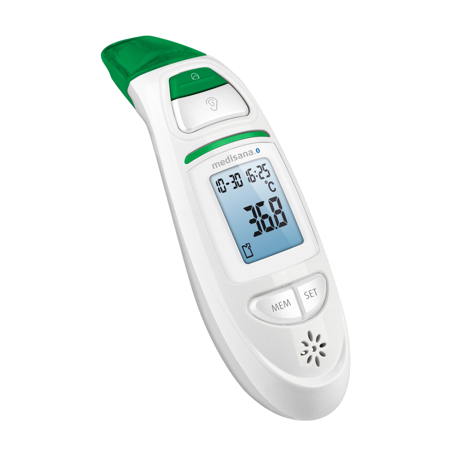 Medisana TM750 CONNECT – Infrarot-Ohr- und Stirnthermometer – 30 Speicher, ±0,3 °C – Weiss