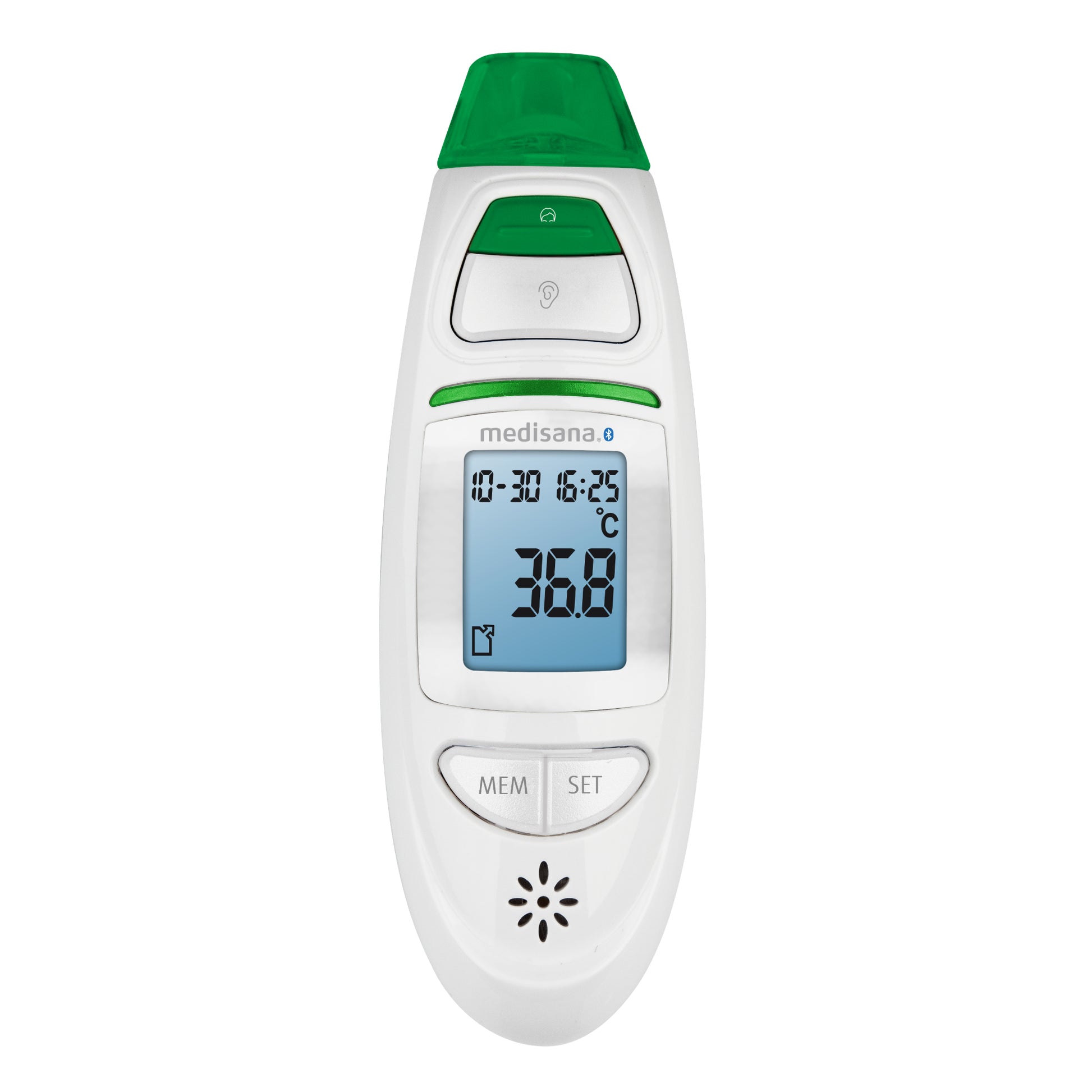 Medisana TM750 CONNECT – Infrarot-Ohr- und Stirnthermometer – 30 Speicher, ±0,3 °C – Weiss