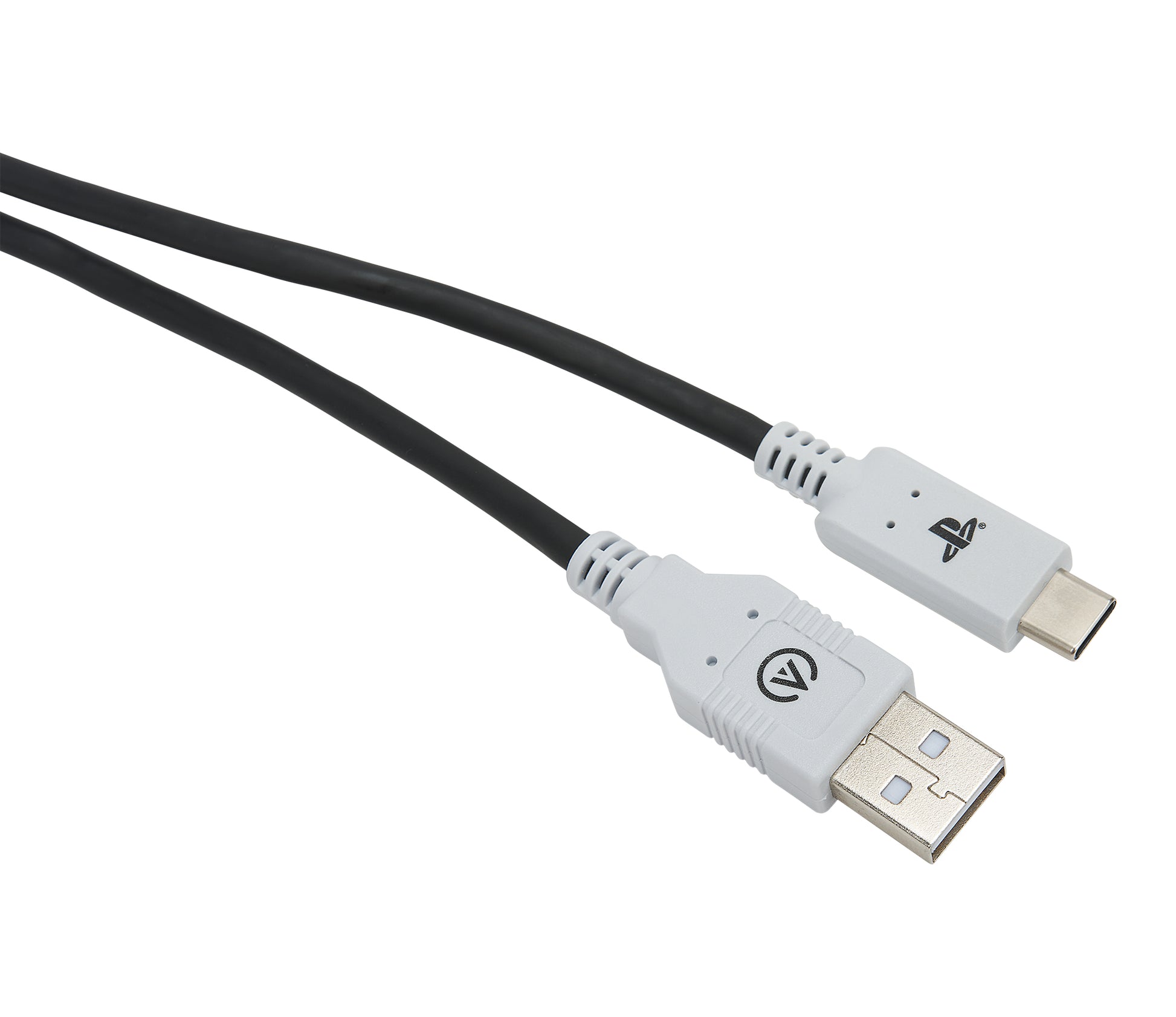 PowerA USB-Kabel – USB-A auf USB-C – 3 m – Klettband – Schwarz – für PlayStation 5