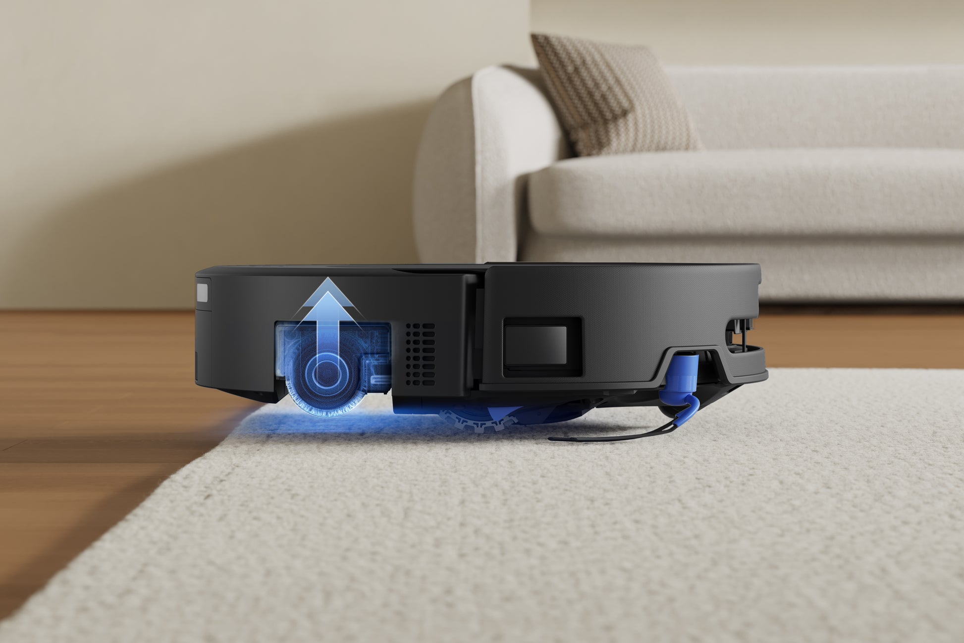 Ecovacs Deebot T90 PRO OMNI Saugroboter mit Absaugstation und Wischfunktion – 30000 Pa, 350 min, Höhe 98 mm